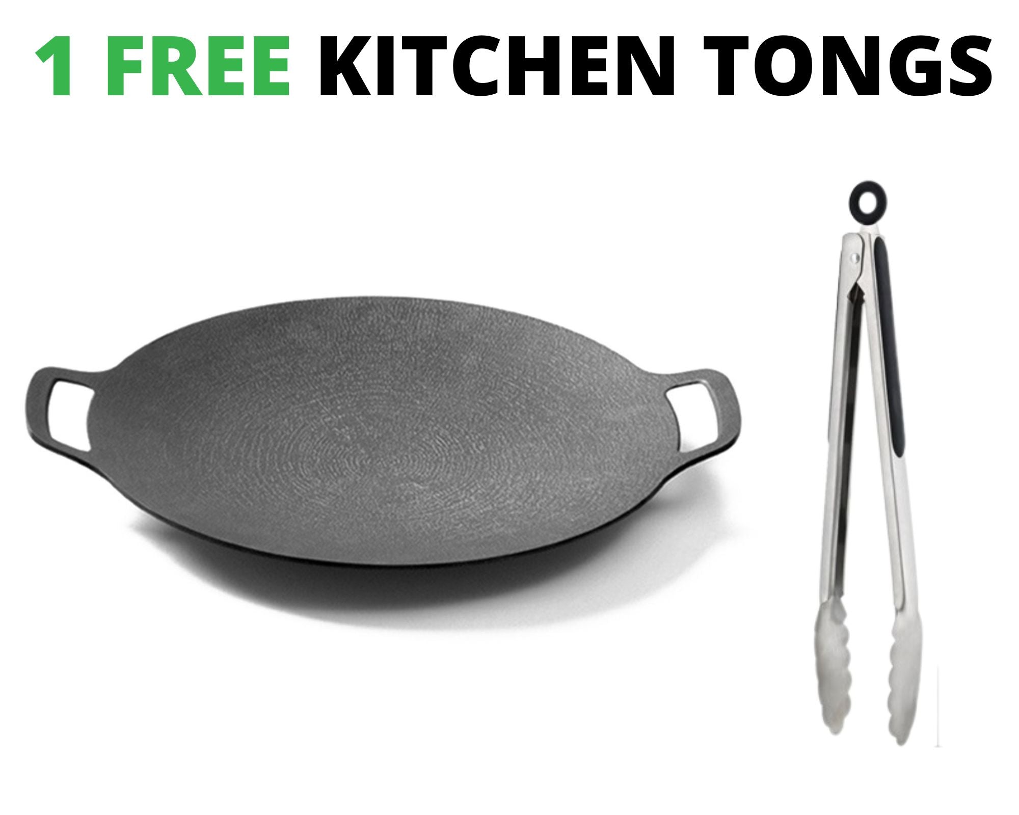 Corix - Korean Grill Pan (+ 1 FREE Kitchen Tongs)