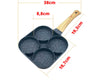 Polix - 4-Mould Frying Pan (+ 2 FREE Utensils)